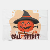 Halloween-Ruf Geschirrtuch (Horizontal)
