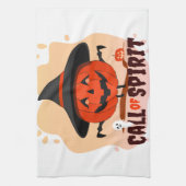 Halloween-Ruf Geschirrtuch (Vertikal)