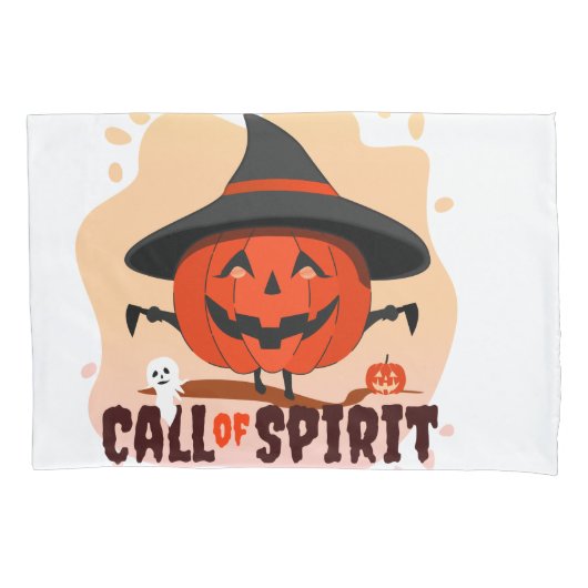 Halloween-Ruf Kissenbezug (Vorderseite)