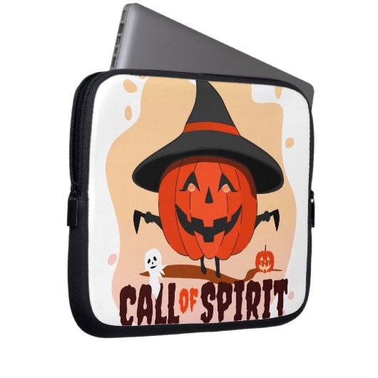 Halloween-Ruf Laptopschutzhülle (Vorne Rechts)