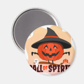 Halloween-Ruf Magnet (Vorderseite/Rückseite)