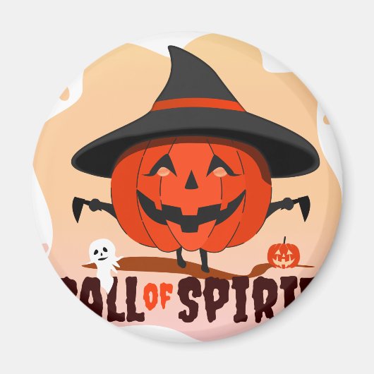 Halloween-Ruf Magnet (Vorne)
