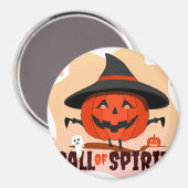 Halloween-Ruf Magnet (Vorderseite/Rückseite)