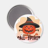 Halloween-Ruf Magnet (Vorderseite/Rückseite)