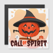 Halloween-Ruf Magnetkarte (Vorne/Hinten)