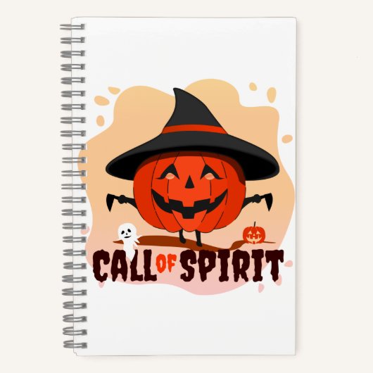 Halloween-Ruf Notizblock (Vorderseite)