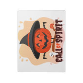 Halloween-Ruf Notizblock (Rotiert)