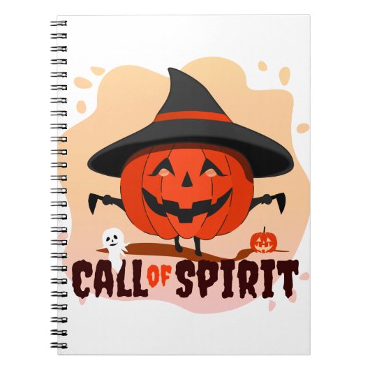 Halloween-Ruf Notizblock (Vorderseite)