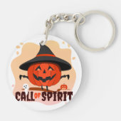Halloween-Ruf Schlüsselanhänger (Rückseite)