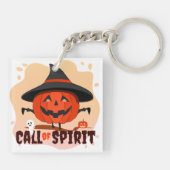 Halloween-Ruf Schlüsselanhänger (Rückseite)