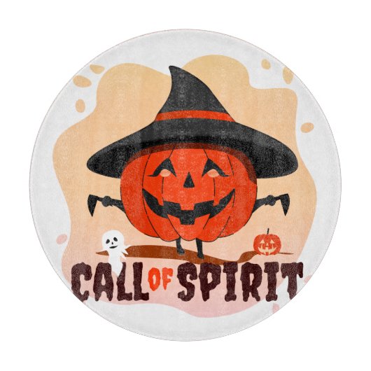 Halloween-Ruf Schneidebrett (Vorderseite)