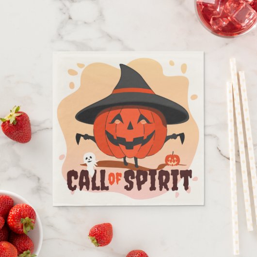 Halloween-Ruf Serviette (Beispiel)