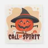 Halloween-Ruf Serviette (Vorderseite)
