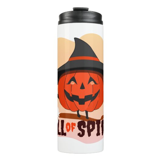 Halloween-Ruf Thermosbecher (Vorderseite)