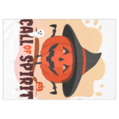 Halloween-Ruf Tischdecke (Vorderseite (Horizontal))