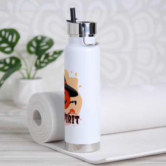 Halloween-Ruf Trinkflasche (Yoga)