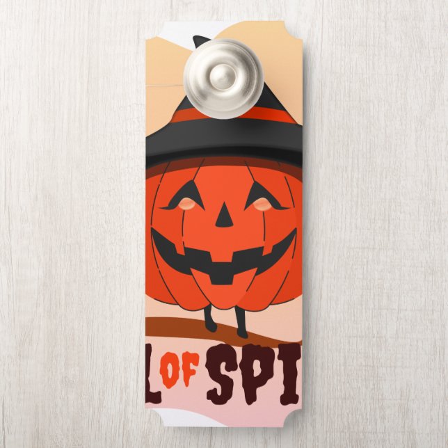 Halloween-Ruf Türanhänger (Auf Knauf)
