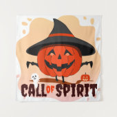 Halloween-Ruf Wandteppich (Vorderseite)