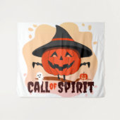 Halloween-Ruf Wandteppich (Vorderseite (Horizontal))