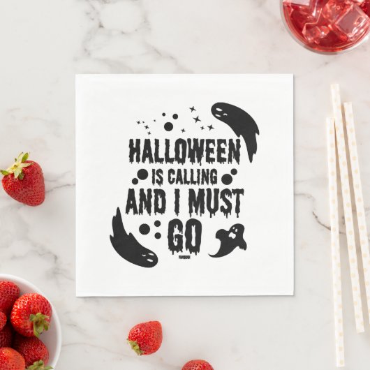 Halloween ruft serviette (Beispiel)