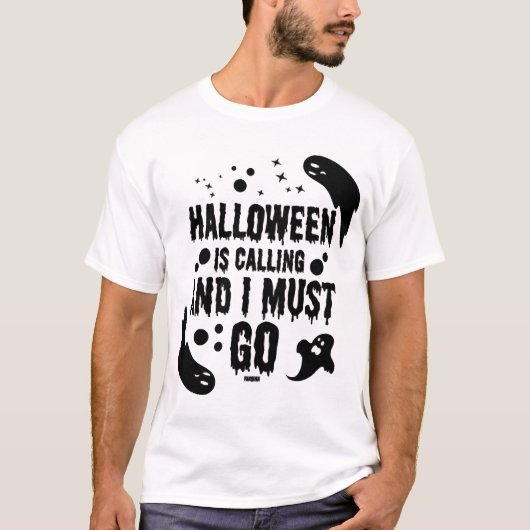 Halloween ruft T-Shirt (Vorderseite)