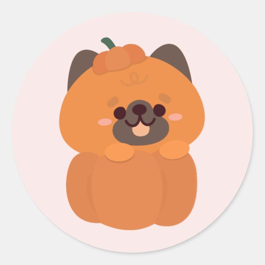 Halloween Runder Aufkleber (Vorderseite)