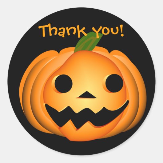 Halloween Runder Aufkleber (Vorderseite)