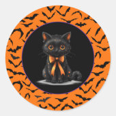 Halloween Runder Aufkleber (Vorderseite)