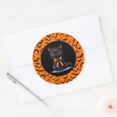 Halloween Runder Aufkleber (Umschlag)