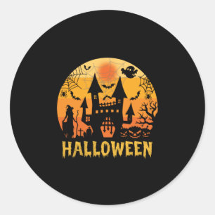 Halloween Runder Aufkleber
