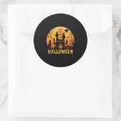Halloween Runder Aufkleber (Tasche)
