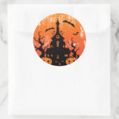 Halloween Runder Aufkleber (Tasche)