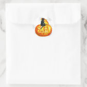 Halloween Runder Aufkleber (Tasche)