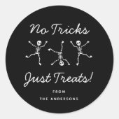 Halloween Runder Aufkleber (Vorderseite)