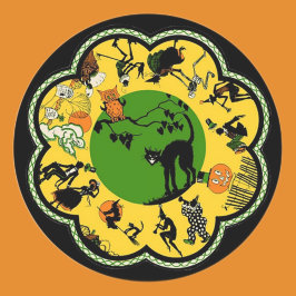 Halloween Runder Aufkleber