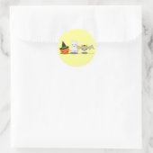 Halloween Runder Aufkleber (Tasche)