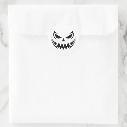 Halloween Runder Aufkleber (Tasche)