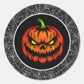 Halloween runder aufkleber (Vorderseite)