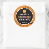 Halloween Runder Aufkleber (Tasche)
