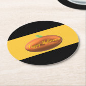 Halloween runder pappuntersetzer (Angewinkelt)