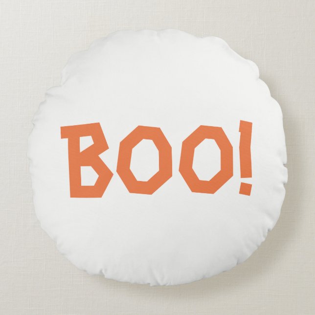 Halloween Rundes Kissen (Vorderseite)