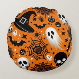 Halloween Rundes Kissen