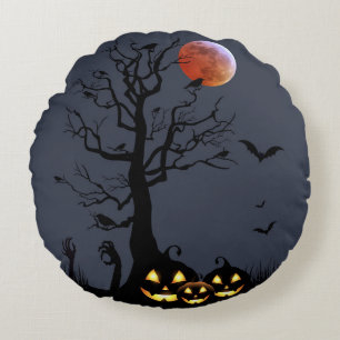 Halloween Rundes Kissen