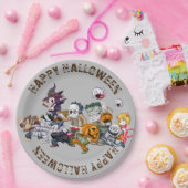 Halloween Rundplatte Pappteller (Party)