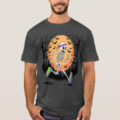 Halloween Runner Skeleton: Grafische Fitness-Liebh T-Shirt (Vorderseite)