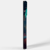 Halloween Russian Blue Cat mit Pumpkins Beängstige Case-Mate iPhone Hülle (Rückseite / Rechts)