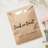 Halloween Rustic Kraft | Trick or Treat Candy Geschenktütchen (Versiegelt)