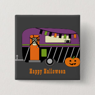 Halloween RV Camper Button