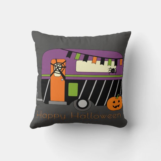 Halloween RV Camper Kissen (Rückseite)