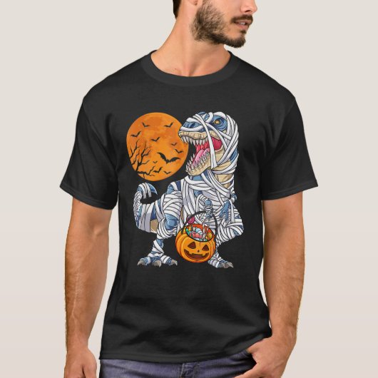 Halloween S für Jungen Kinder Dinosaurier T Rex Mu T-Shirt (Vorderseite)